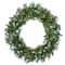 30" Cool White LED Memory-Shape® Norwood Fir Wreath